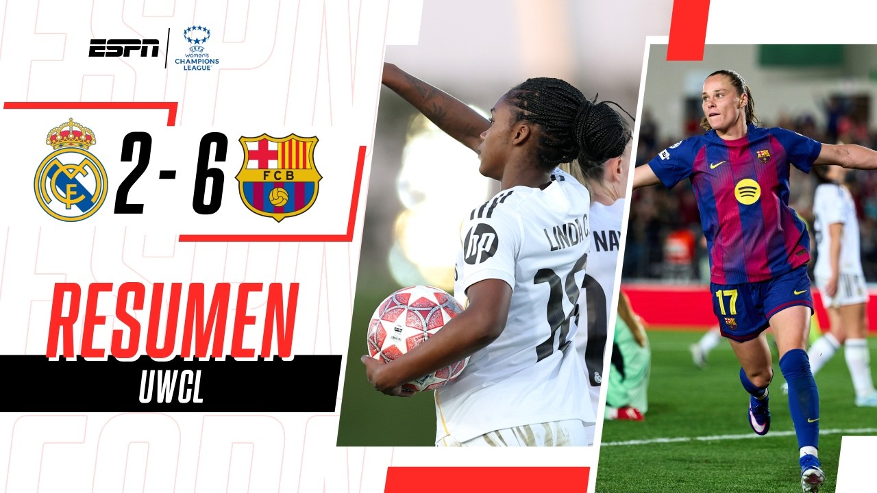 CAICEDO MARCÓ DOS GOLAZOS PERO EL BARCELONA VAPULEÓ AL REAL | R. Madrid 2-6 Barcelona | RESUMEN