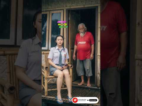 she keep the vegetables without asking! heavy rain in village life #fyp #heavyrain #rainyday