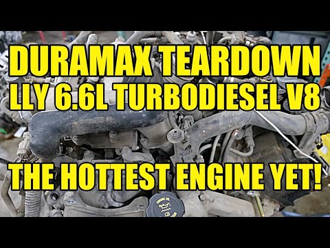 LLY DURAMAX TEARDOWN. BAD Silverado 6.6L Turbodiesel V8. Unrebuildable You Say? Yeah, Pretty Much.