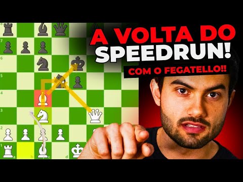 Comecei a Speedrun com o ATAQUE mais agressivo do xadrez (Fegatello!) #01