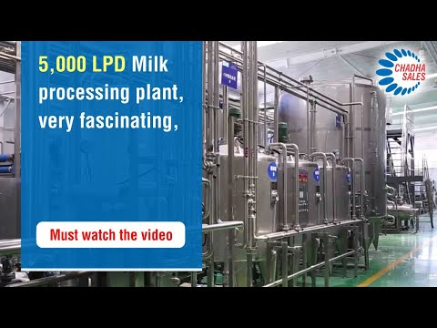 Milk Processing Plant 5000 Litre Per Day
