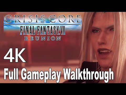 Crisis Core Final Fantasy 7 Reunion Full Gameplay Walkthrough [4K]