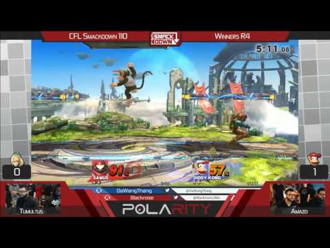 CFL Smackdown 110 WiiU - Tumultus (Samus) vs Amazo (Diddy Kong) - Winners R4