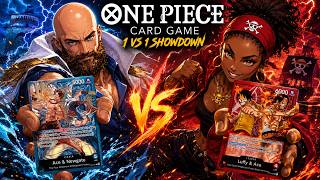 One Piece TCG Tabletop Gameplay Ace & Newgate vs Luffy & Ace