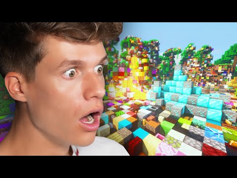 Insane Minecraft: Every block is random!