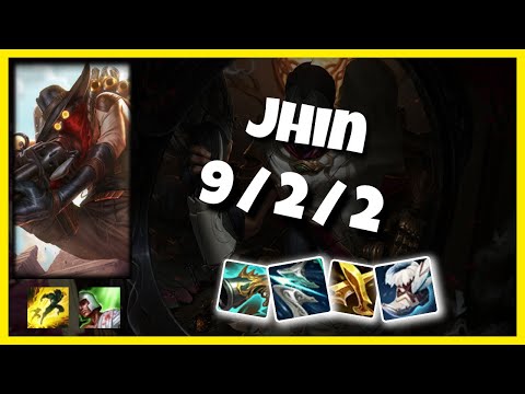 Jhin Bot Lane 10.24 Challenger Gameplay Replay 9/2/2