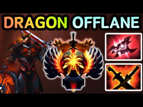 🔥 NEW PATCH 7.40 DRAGON KNIGHT OFFLANE TANKY BUT STILL KILLS | DOTA 2 GAMEPLAY 🔥