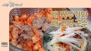 [나는농부다 271회] 배 깍두기와 배 고명 국수