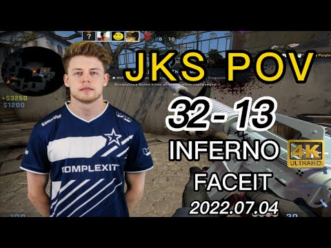 【CS:GO POV 】jks（32-13） (INFERNO) @ FACEIT  2022.07.04