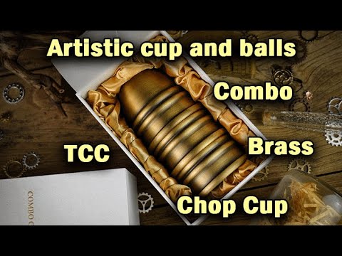 Voir la vidéo Artistic Cups and Balls Combo Brass - Chop Cups TCC