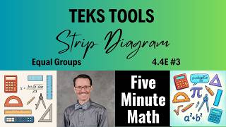 TEKS Tools Strip Diagram: Equal Groups (4.4E #3)