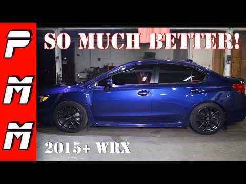 Making the WRX look amazing by installing lowering springs on the 2015+  Subaru WRX