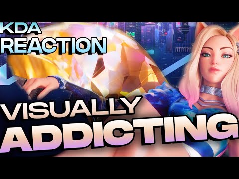 Visually Addicting - K/DA MORE Reaction Video + First Impression - League of legends