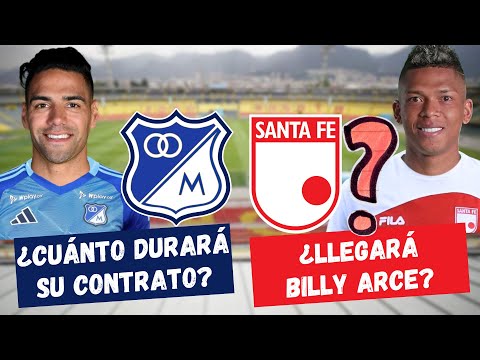 ¿Hasta Cuándo Firmó Falcao Con Millonarios? ¿Llegará Billy Arce a Santa Fe? | #FutbolDC