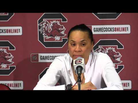 VIDEO: Coach Dawn Staley after win over Florida