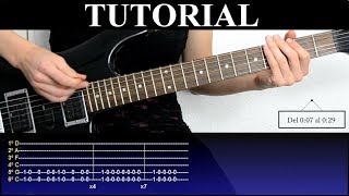 Cómo tocar I-E-A-I-A-I-O de System of a down (Tutorial de Guitarra) / How to play