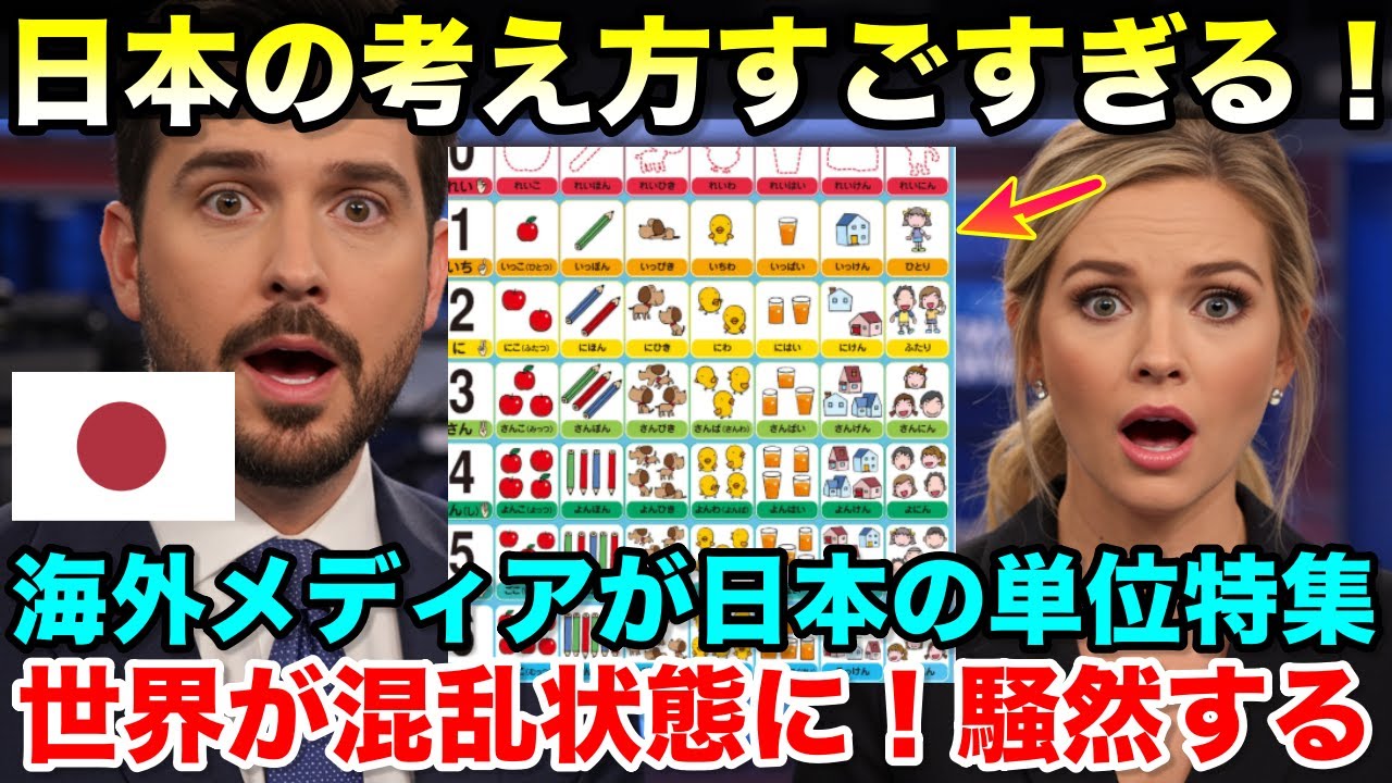 日本の考え方が効率的だった！海外メディアで日本の数え方が特集され世界が混乱状態に！世界が今すぐ取り入れるべき！コメント殺到【海外の反応】