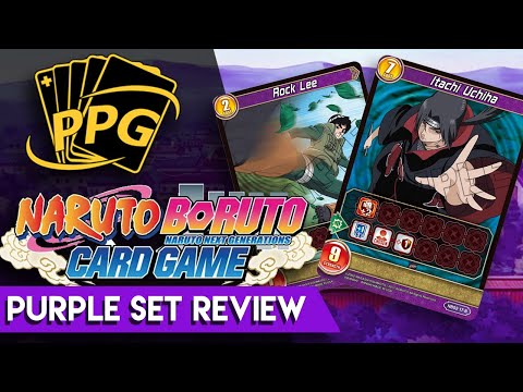 PURPLE SET REVIEW! Naruto Boruto Card Game - Chrono Clash System