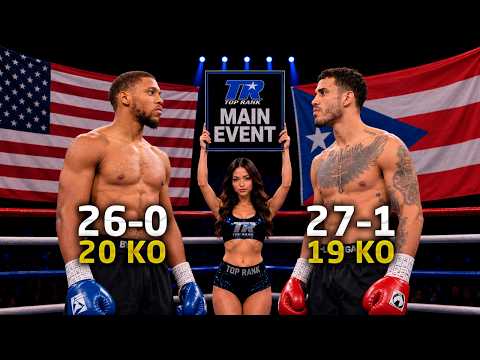 Brian Norman Jr. (USA) vs Derrieck Cuevas (Puerto Rico) - Full Fight Highlights