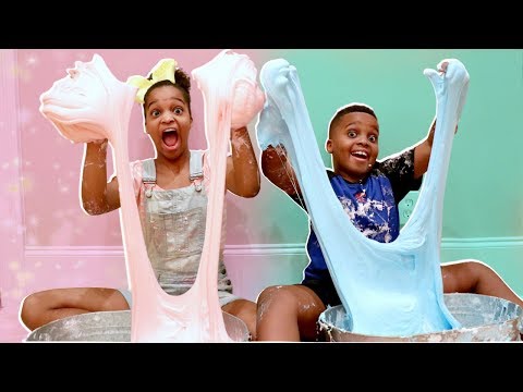 DIY FLUFFY SLIME! - Shiloh and Shasha - Onyx Kids
