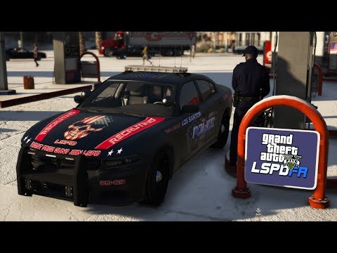 GTA 5: LSPDFR #261 - Carjacking Suspect Shootout