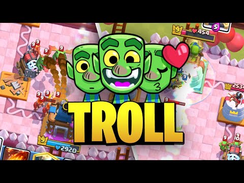 TROLL INFINITO no CLASH ROYALE