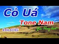 Karaoke - Cỏ Uá -Tone Nam - Nhạc Sống - gia huy beat