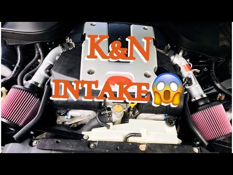 K&N INTAKE INSTALL IN A G35 SEDAN IN LESS THEN 5 MINS