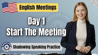 30 English Phrases to Start A Meeting in English | Shadowing English Speaking Practice