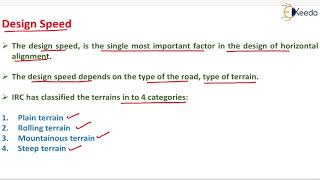 Introduction of Horizontal Alignment - Transportation Engineering - GATE