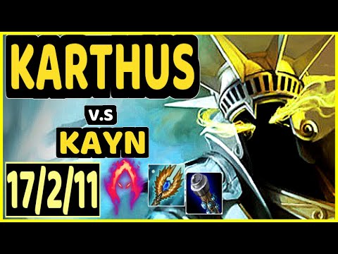 MINERVA (KARTHUS) vs KAYN - 17/2/11 KDA JUNGLE CHALLENGER GAMEPLAY - BR