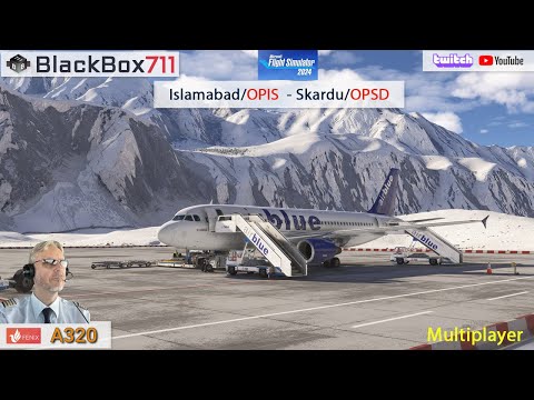 MSFS2024 - FENIX A320 | Islamabad/OPIS to Skardu/OPSD | Groupflight Multiplayer