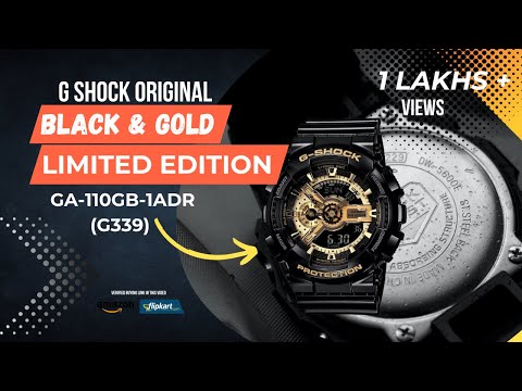 G Shock Black and Gold Limited Edition