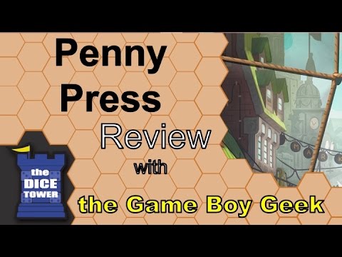 The Game Boy Geek (Dice Tower) Reviews Penny Press