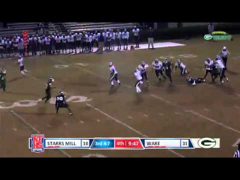 Ware County #24 Kent Jackson delivers a pick 6 to make the score 37-10