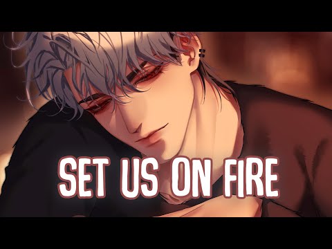 「Nightcore」→ set us on fire (Lyrics) by Noah Henderson