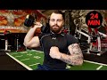 At Home Full Body Dumbbell Strength & Conditioning (FOLLOW ALONG)