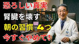 【医師が警告】腎臓を悪くする朝のNG習慣5選｜透析を防ぐ方法|腎臓の健康