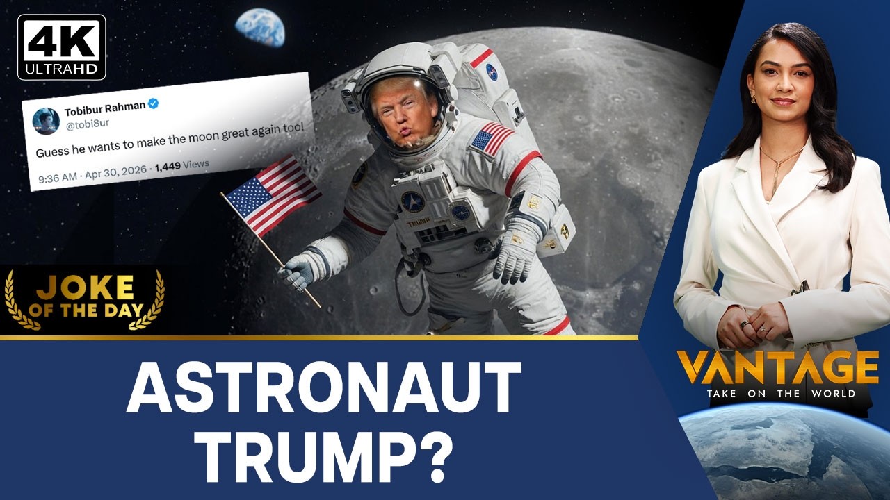 Trump Eyes Astronaut Career After Presidency, Internet Reacts | Vantage on Firstpost | N18G | 4K