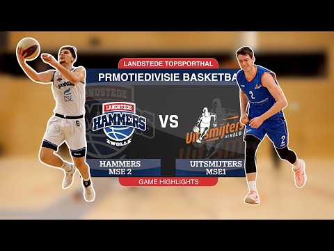 🏀 Landstede Hammers MSE 2 vs Uitsmijters MSE 1 Promotiedivisie basketbal! 🚀