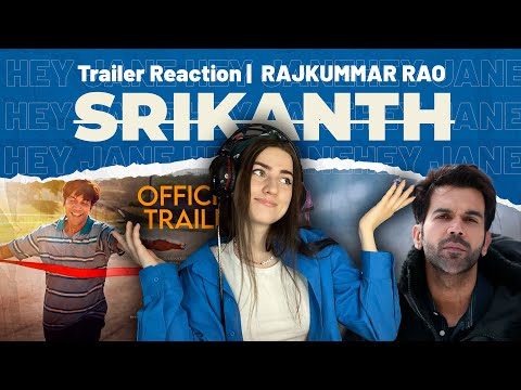 Russian Girl Reacts : SRIKANTH (Official Trailer): RAJKUMMAR RAO