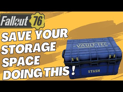 Fallout 76 2023 Another simple tip to manage your stash limit so you can display your weapons!