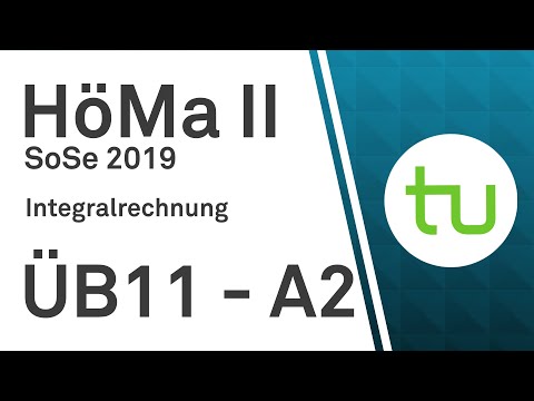 Übungsblatt 11, Aufgabe 2 -- TU Dortmund, Höhere Mathematik II (BCI/BW/MLW)