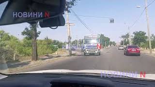 В Николаеве пробка на Варваровском мосту: в чем причина