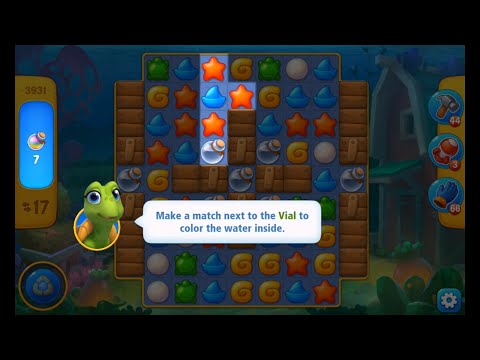 Fishdom. Level 3931. New Feature - VIAL. HD Quality