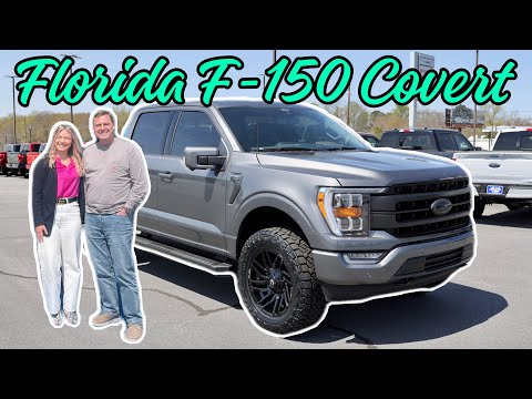 FLORIDA 2021 Ford F150 Lariat Sport Carbonized COVERT Edition Leveled on 34s