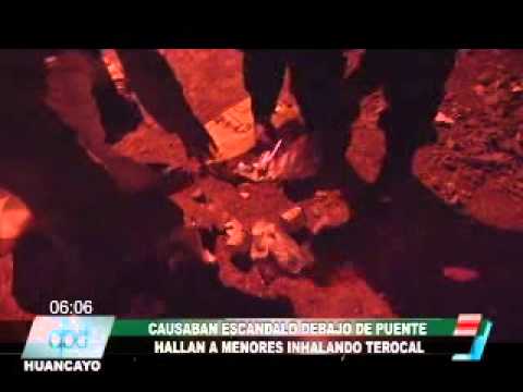 HALLAN A MENORES INHALANDO TEROCAL