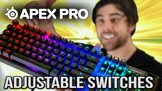 SteelSeries Apex Pro TKL RGB OmniPoint Switches Black (64734) - відео 5