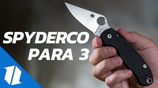 Spyderco Para 3 (C223GP) - відео 1