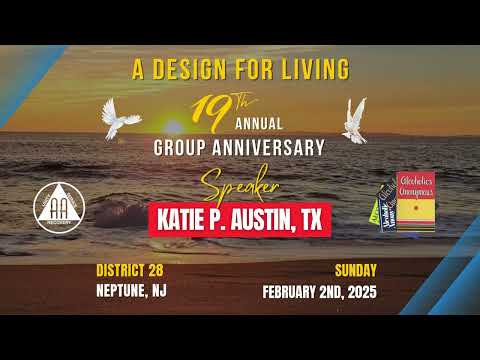 2025 - AA Speaker - Katie P. Austin, TX - Her Story - Neptune, NJ 02/02/25